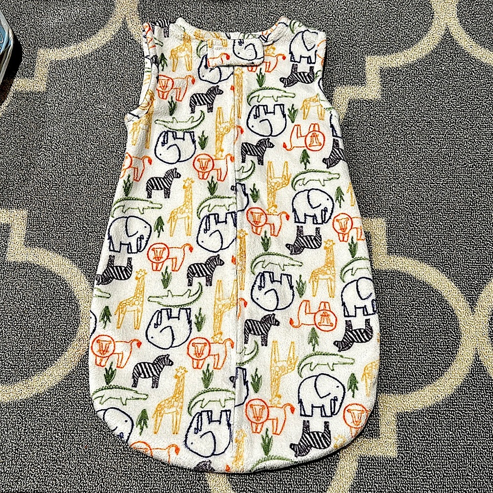 Modern Baby sleep sack with Sherpa backing | size 0-3 months
